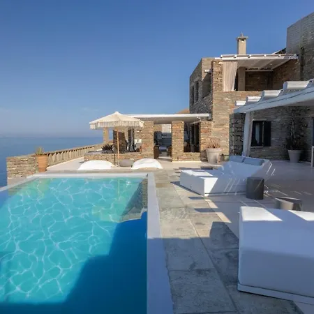 Waterfront With A Swimming Pool, Sea View And Direct Access To The Sea Villa Melissaki