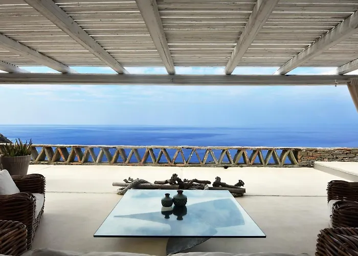 Waterfront With A Swimming Pool, Sea View And Direct Access To The Sea Villa Melissaki