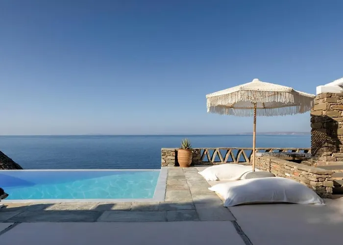 Waterfront With A Swimming Pool, Sea View And Direct Access To The Sea * Melissaki